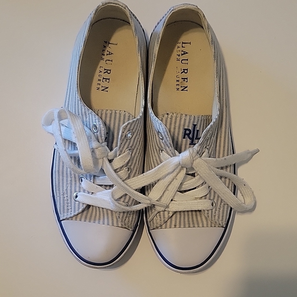 Ralph Lauren Striped Sneakers